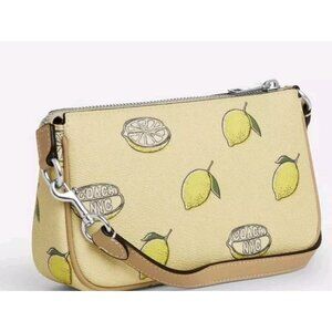 Coach Nolita 19 With Lemon Print CAL26 Garden Glade Bag Purse NWT